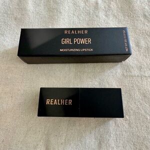 REALHER Girl Power Moisturizing Lipstick - Black Case (Shade: Mauve)